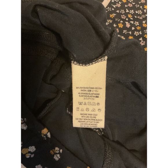 Free People Kissin Kate Sweetheart Neckline Pearl Snap Top Womens Size S - Picture 9 of 9